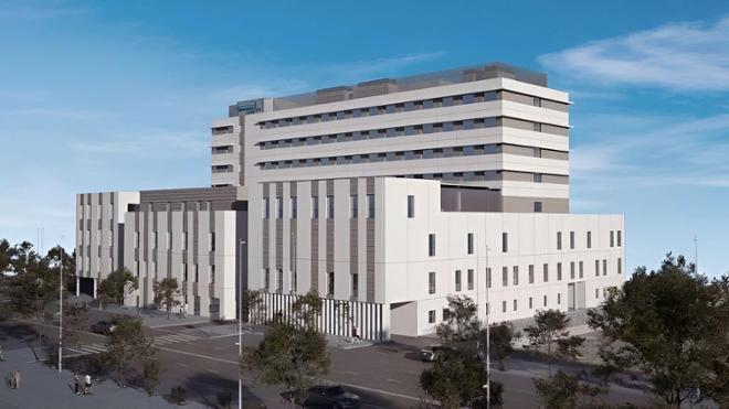 UOC Hospital Valdebebas Fachada