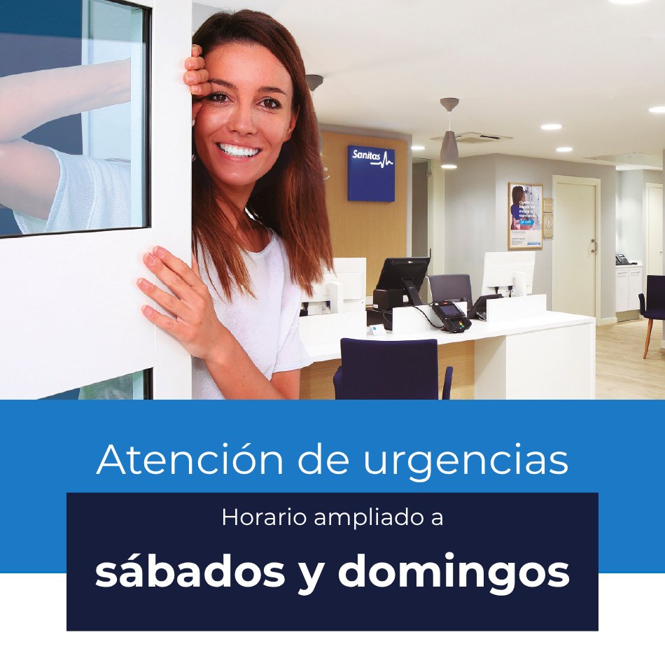 Sanitas Dental - Atención urgencias los sábados y domingos