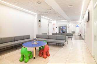 Sala de espera Centro Médico Sanitas Las Rozas