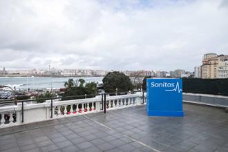 Terraza del Cento Médico Sanitas Riazor