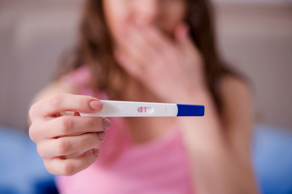 ¿Falso positivo del test de embarazo?