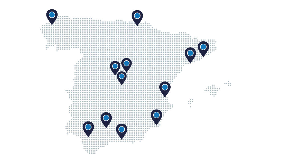 Mapa de Centros especializados