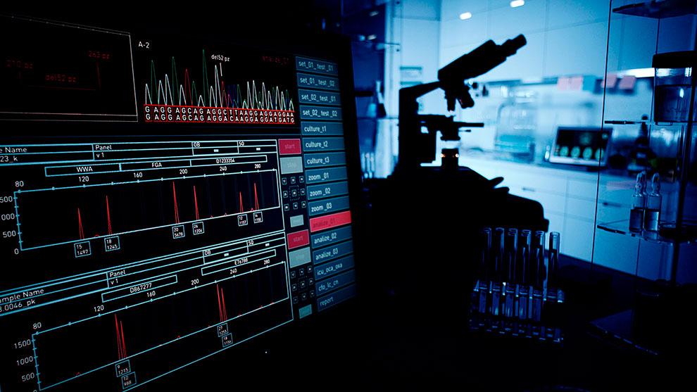 gráficos de laboratorio