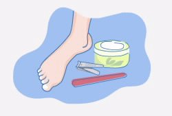 La importancia de examinarse los pies.