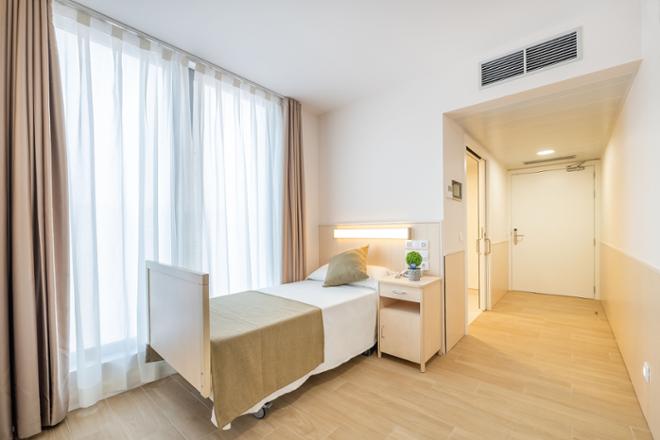 Residencia de mayores Rambla Catalunya habitación individual