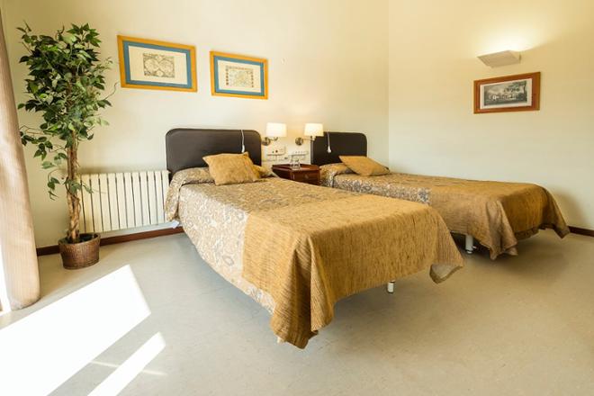 Habitación doble Residencia mayores Vigo