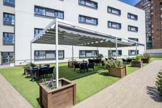 Terraza Residencia de mayores Cornellá 
