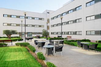 Residencia de mayores Getafe patio