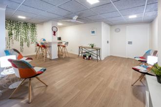 Residencia de mayores Girona sala estar