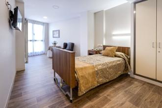 Habitación individual Residencia de mayores Jardines de Sabatini