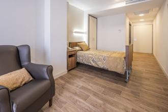 Habitación individual Residencia de mayores Jardines de Sabatini