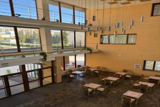 Entrada residencia y centro de día Joaquina Eguaras