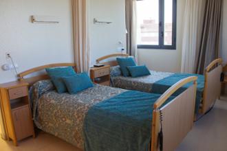 Habitación doble Residencia de mayores Lleida