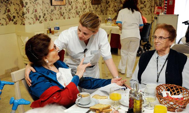 Alimentandión en residencias de sanitas mayores