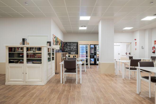 cafetería residencia sanitas mayores Carabanchel