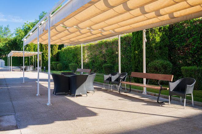 Terraza residencia mayores getafe
