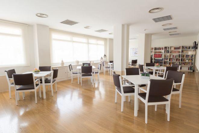 sala de actividades del centro de dia ilustracion